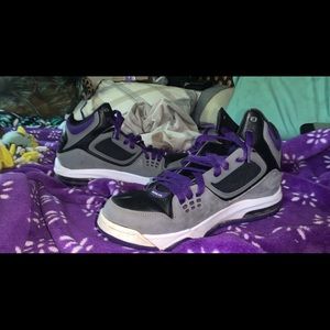 Purple & grey Jordan’s